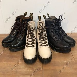 Dr Martens Leona hiking leather boots NOT FOR SALE